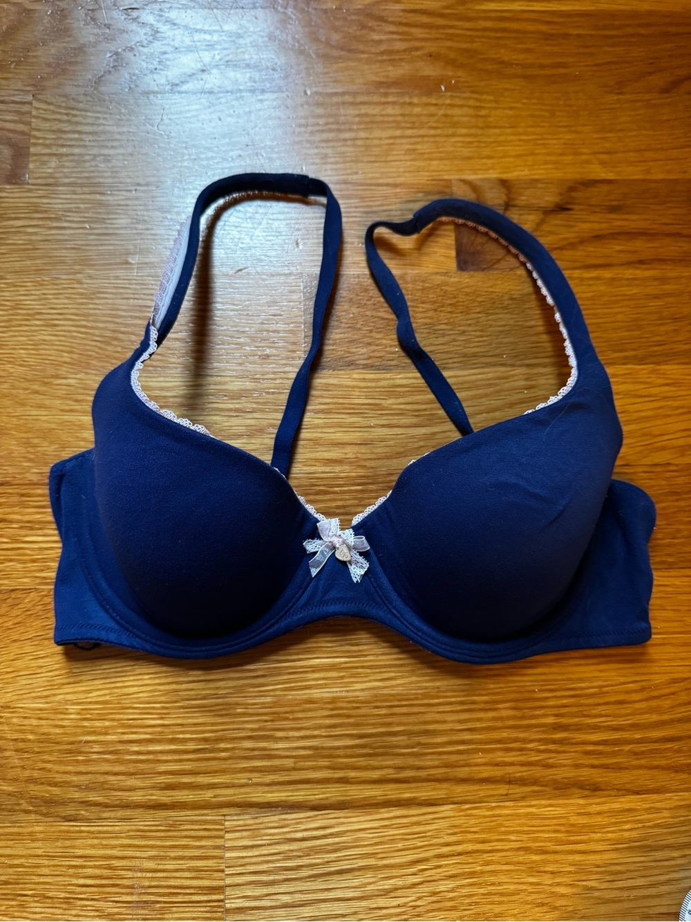 Victoria’s Secret Body by Victoria Lined Demi Bra Navy 34C